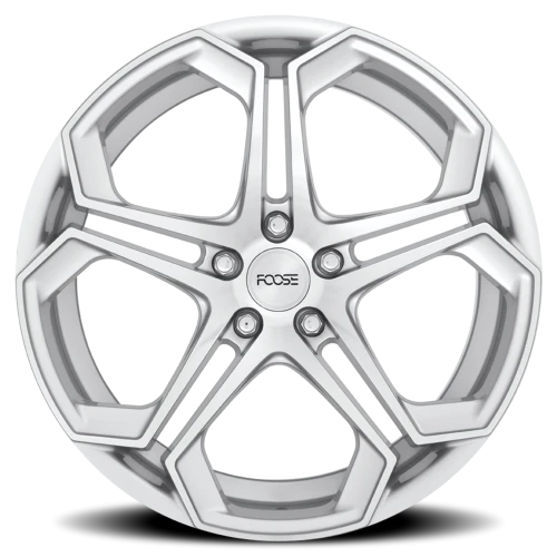 Foose Impala F170 20x10.5 +40 5x120mm 72.56mm Gloss Silver Machined