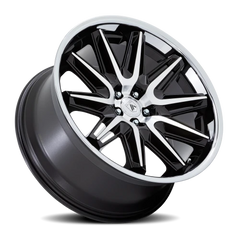 Asanti Black Label Imperator BS 22x10.5 +38 5x120mm 72.56mm Gloss Black Machined SS Lip