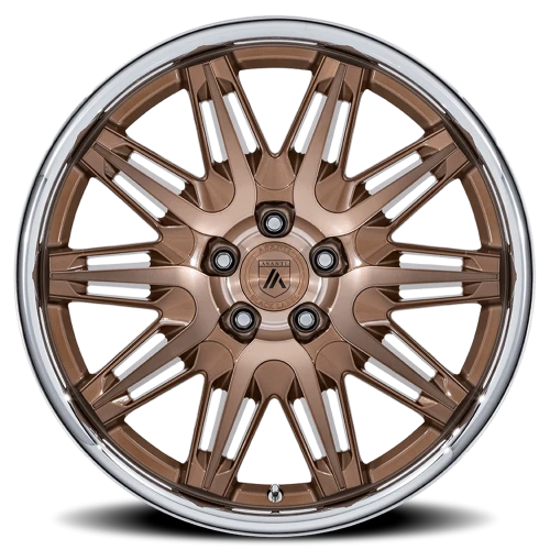 Asanti Black Label Imperator ZS 20x9 +27 5x120mm 72.56mm Bronze Machined SS Lip