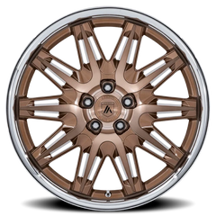 Asanti Black Label Imperator ZS 20x10.5 +38 5x120mm 72.56mm Bronze Machined SS Lip