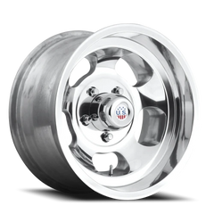 US Mags Indy U101 15x8 -12 5x120.65mm 72.56mm High Luster Polished