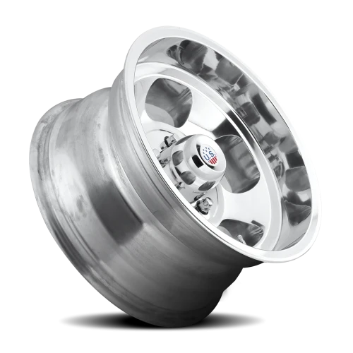 US Mags Indy U101 15x8 +0 5x120.65mm 72.56mm High Luster Polished