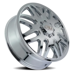 Cali Offroad Invader Dually 9115D CH 22x8.25 +115 8x210mm 154.2mm Chrome