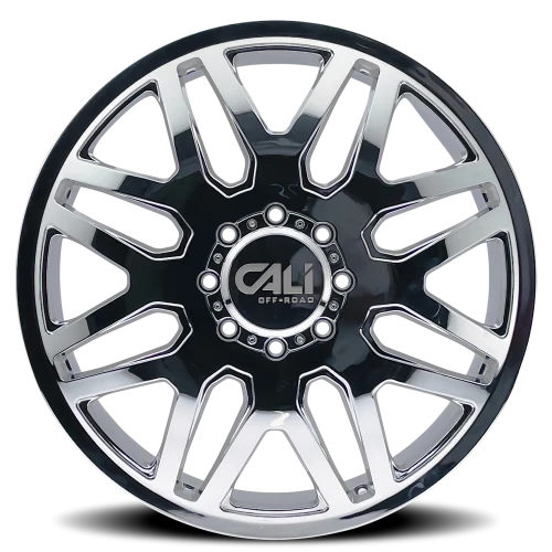 Cali Offroad Invader Dually 9115D CH 24x8.25 +115 8x200mm 142mm Chrome