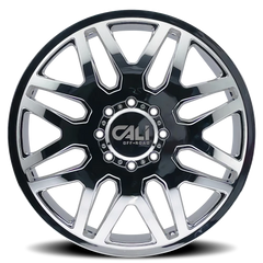 Cali Offroad Invader Dually 9115D CH 24x8.25 +115 8x200mm 142mm Chrome