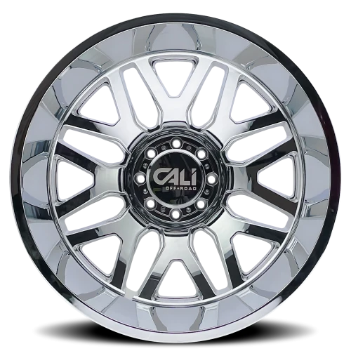 Cali Offroad Invader Dually 9115D CH 22x8.25 -192 8x165.1mm 121.3mm Chrome