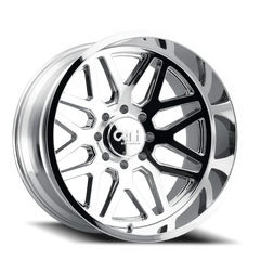 Cali Offroad Invader 9115 CH 20x10 -25 8x165.1mm 125.2mm Chrome