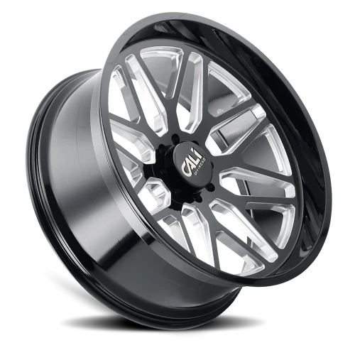 Cali Offroad Invader 9115 GB-M 20x10 -25 8x165.1mm 125.2mm Gloss Black Milled