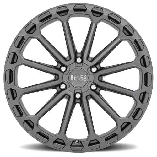 Black Rhino Kaizen GY 20x9.5 +12 6x139.7mm 112.1mm Matte Gunmetal