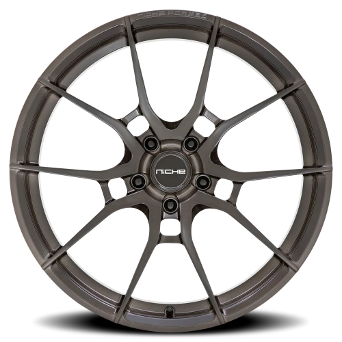 Niche Kanan T111 19x9.5 +45 5x120mm 70.7mm Brushed Candy Smoked