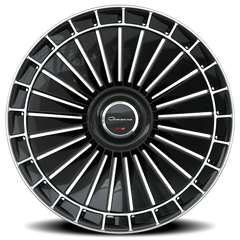 Giovanna Kapletta MB 24x10 +22 5x112mm 72.56mm Gloss Black Machined Face-Machined Lip