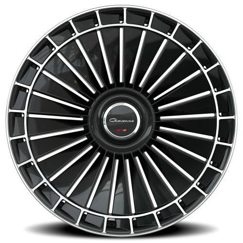 Giovanna Kapletta MB 22x10.5 +40 5x114.3mm 73.1mm Gloss Black Machined Face-Machined Lip