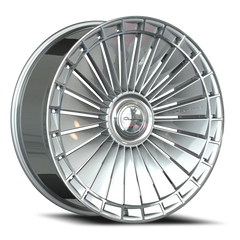 Giovanna Kapletta MS 24x10 +10 5x130mm 84.1mm Gloss Silver Machined Face-Machined Lip