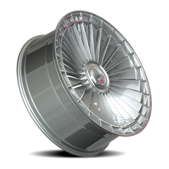 Giovanna Kapletta MS 22x10.5 +40 5x112mm 73.1mm Gloss Silver Machined Face-Machined Lip