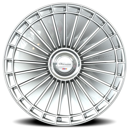 Giovanna Kapletta MS 22x10.5 +40 5x114.3mm 73.1mm Gloss Silver Machined Face-Machined Lip