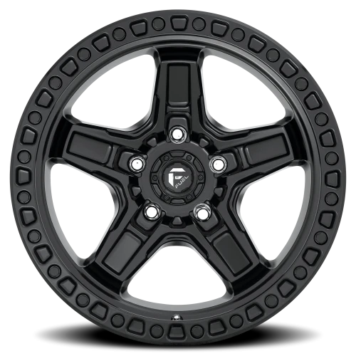 Fuel Kicker D697 17x9 -12 5x127mm 71.5mm Matte Black