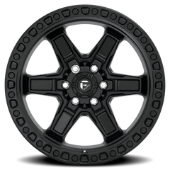 Fuel Kicker D697 17x9 +1 6x139.7mm 106.1mm Matte Black