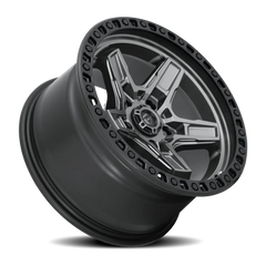 Fuel Kicker D698 17x9 +1 5x150mm 110.1mm Matte Gunmetal Black Bead Ring