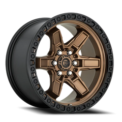 Fuel Kicker D699 20x9 +20 6x114.3mm 66.3mm Matte Bronze Black Bead Ring