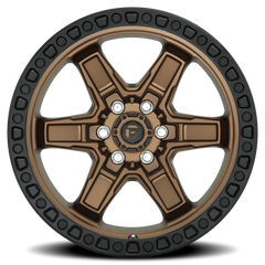 Fuel Kicker D699 20x9 +20 6x114.3mm 66.3mm Matte Bronze Black Bead Ring