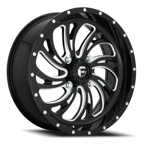 Fuel Kompressor UTV D641 20x7 +13 4x156mm 132mm Gloss Black Milled