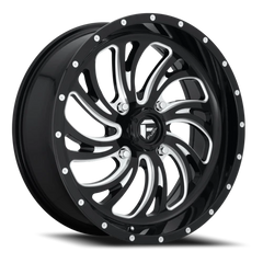 Fuel Kompressor UTV D641 22x7 +13 4x136mm 110.2mm Gloss Black Milled