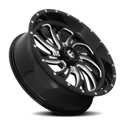 Fuel Kompressor UTV D641 24x7 +13 4x136mm 110.2mm Gloss Black Milled