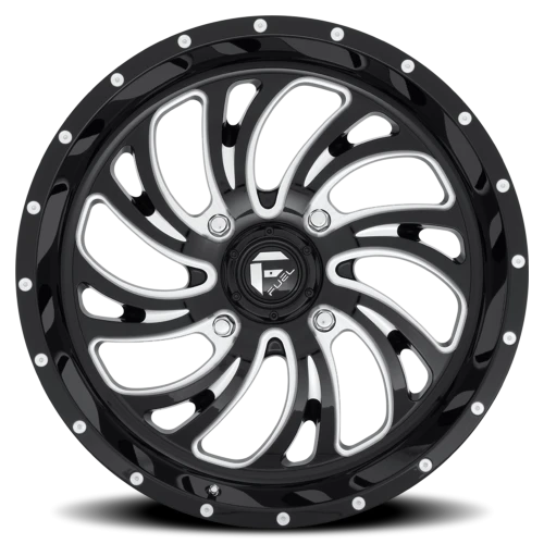 Fuel Kompressor UTV D641 20x7 +13 4x156mm 132mm Gloss Black Milled