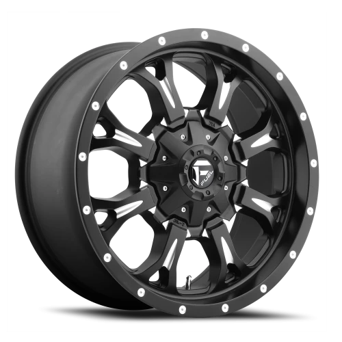 Fuel Krank D517 20x9 +1 8x170mm 125.2mm Matte Black Milled