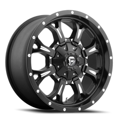 Fuel Krank D517 20x9 +20 8x165.1mm 125.2mm Matte Black Milled