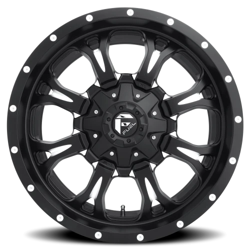 Fuel Krank D517 17x9 +20 5x127mm 87.1mm Matte Black Milled