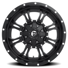 Fuel Krank D517 20x9 +1 6x135mm 106.4mm Matte Black Milled