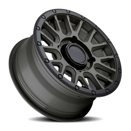 Black Rhino La Paz UTV ODG 15x7 +51 4x110mm 80.2mm Olive Drab Green Black Lip Edge