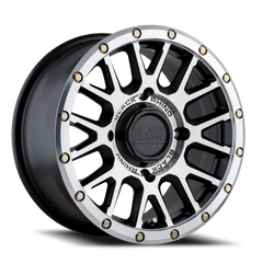 Black Rhino La Paz UTV SGBM 15x7 +51 4x110mm 80.2mm Semi Gloss Black Machined Face