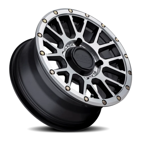 Black Rhino La Paz UTV SGBM 14x7 +51 4x136mm 106mm Semi Gloss Black Machined Face