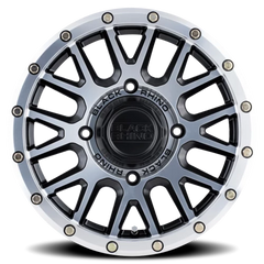 Black Rhino La Paz UTV SGBM 14x7 +36 4x136mm 106mm Semi Gloss Black Machined Face