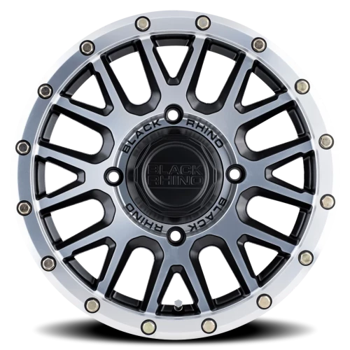 Black Rhino La Paz UTV SGBM 15x7 +36 4x136mm 106mm Semi Gloss Black Machined Face