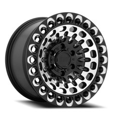 Black Rhino Labyrinth 17x9.5 -18 8x170mm 125.1mm Gloss Black Machined Face-Milled