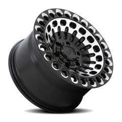Black Rhino Labyrinth 17x9.5 -18 8x170mm 125.1mm Gloss Black Machined Face-Milled