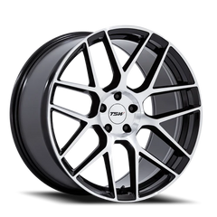 TSW Lasarthe GBM 18x8.5 +42 5x112mm 66.56mm Gloss Black Machined