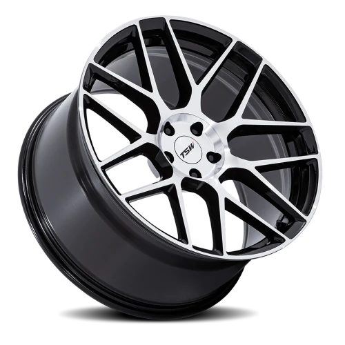 TSW Lasarthe GBM 22x10.5 +38 5x112mm 66.56mm Gloss Black Machined