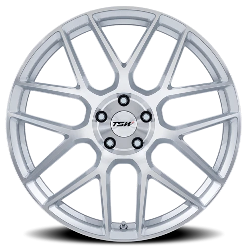 TSW Lasarthe SL 17x8 +35 5x100mm 72.56mm Gloss Silver Machined