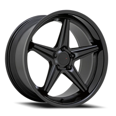 TSW Launch 19x9.5 +20 5x120mm 76.1mm Matte Black Gloss Black Lip