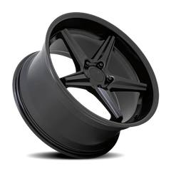 TSW Launch 20x8.5 +35 5x120mm 76.1mm Matte Black Gloss Black Lip