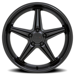 TSW Launch 20x8.5 +20 5x120mm 76.1mm Matte Black Gloss Black Lip