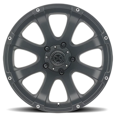 ATX Ledge AX188 BK 20x9 +0 5x139.7mm 108mm Textured Cast Iron Black