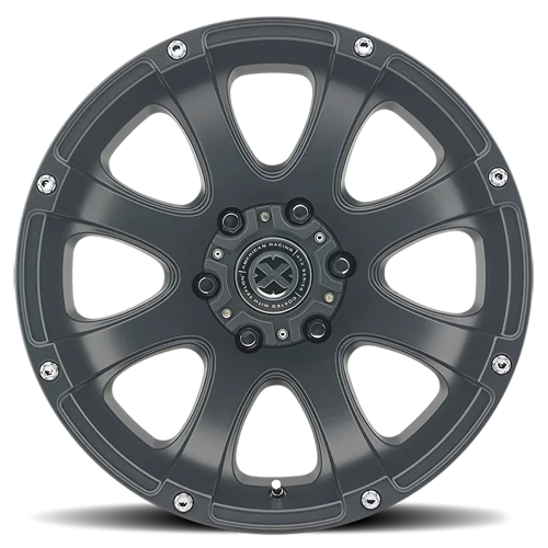 ATX Ledge AX188 BK 16x8 +0 6x139.7mm 108mm Textured Cast Iron Black
