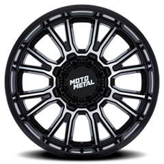 Moto Metal Legacy MO810 GBM 17x9 +1 8x170mm 125.1mm Gloss Black Machined