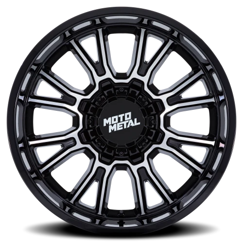 Moto Metal Legacy MO810 GBM 18x9 +20 8x165.1mm 125.1mm Gloss Black Machined