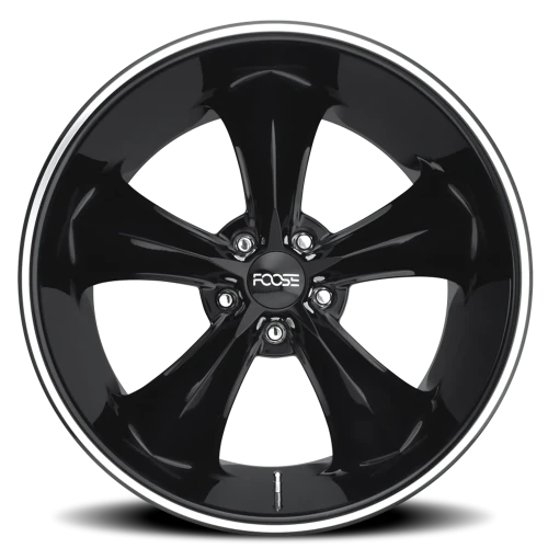 Foose Legend F104 18x8.5 +34 5x120mm 72.6mm Gloss Black
